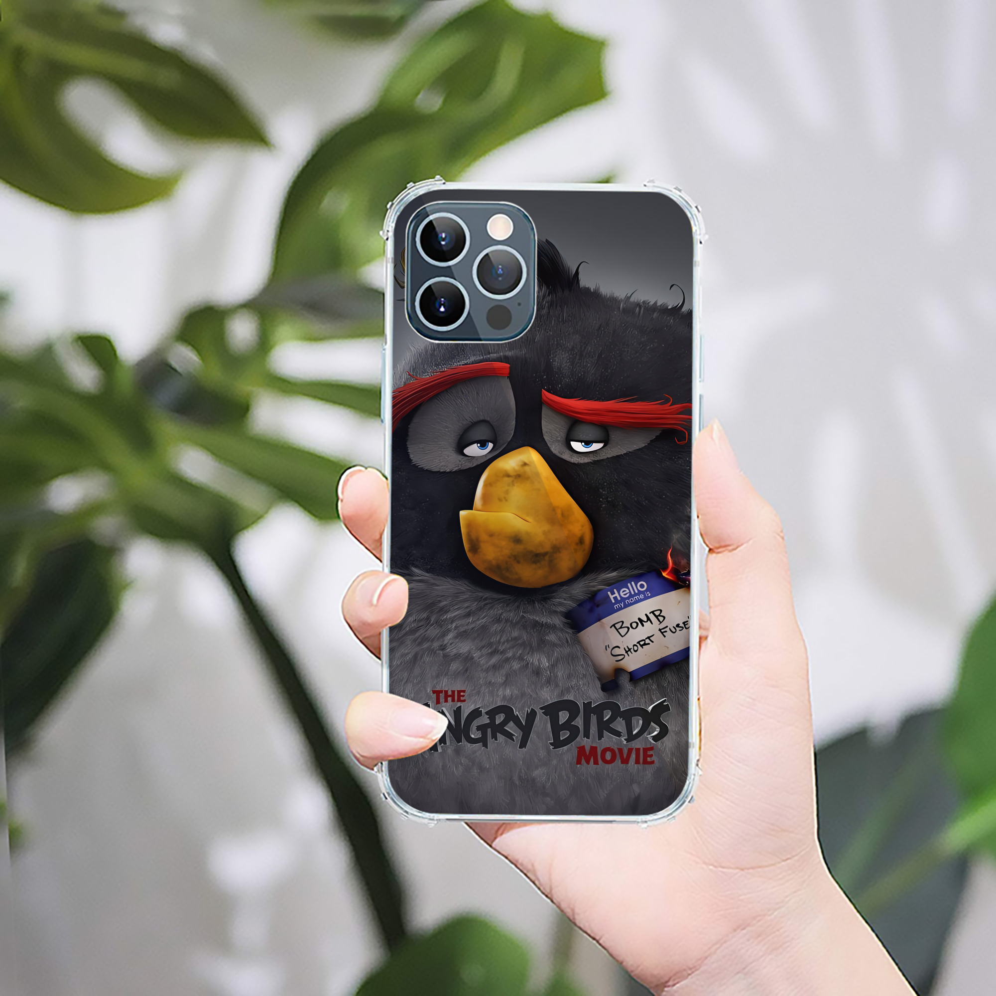 （画像用） Angry Birds アングリーバード 【iPhone 12シリーズ対応】透明スマホケース（クリアソフトケース）